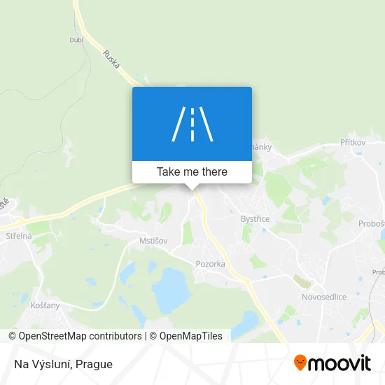 Карта Na Výsluní