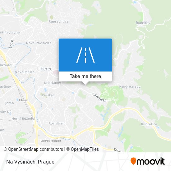 Na Výšinách map