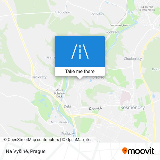 Na Výšině map