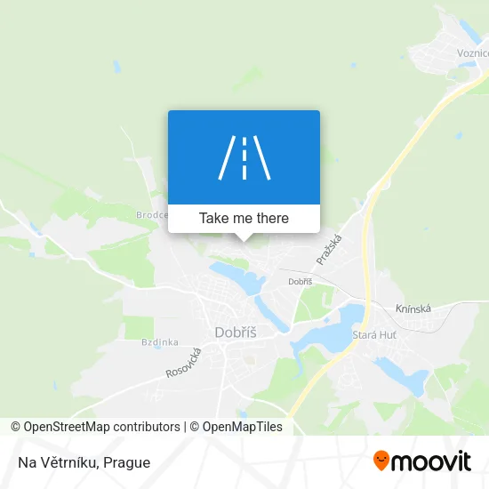 Карта Na Větrníku
