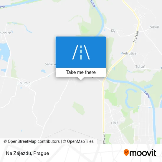 Карта Na Zájezdu
