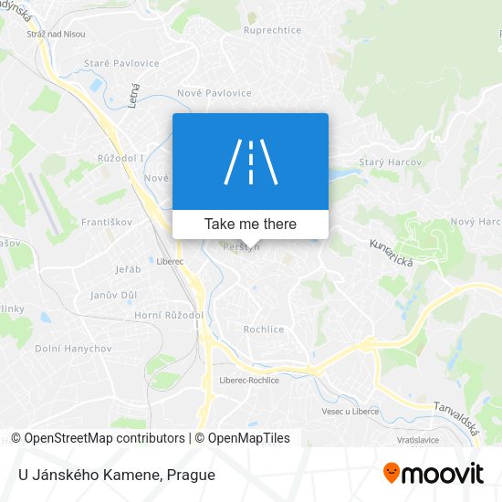 U Jánského Kamene map