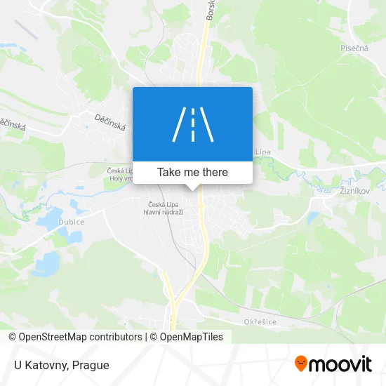 Карта U Katovny