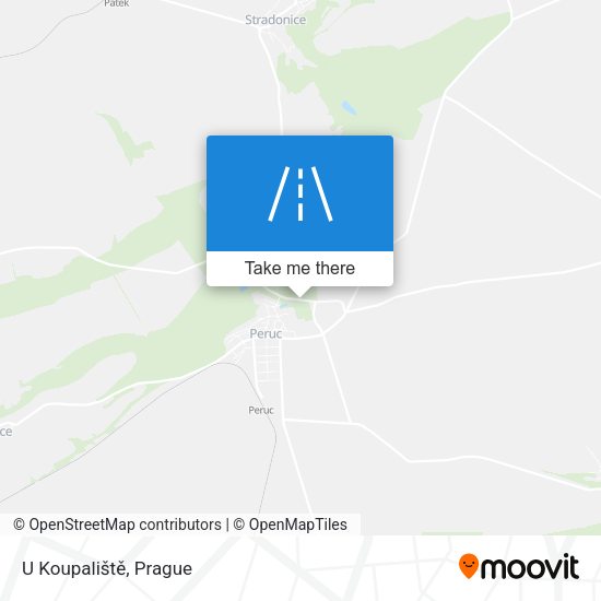 U Koupaliště map