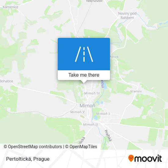Карта Pertoltická
