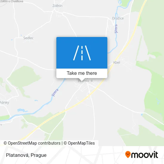 Карта Platanová