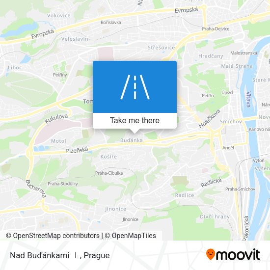 Nad Buďánkami ​Ⅰ map