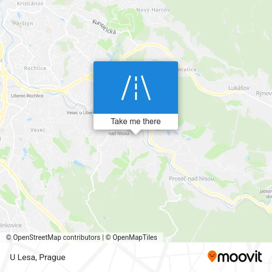 Карта U Lesa