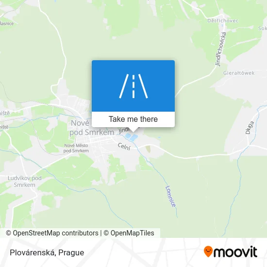 Карта Plovárenská