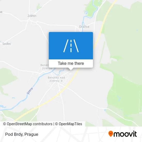 Карта Pod Brdy