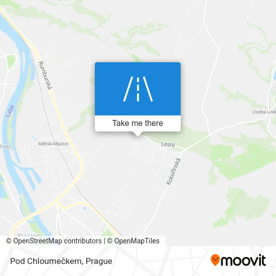 Карта Pod Chloumečkem