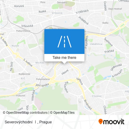 Severovýchodní Ⅰ map