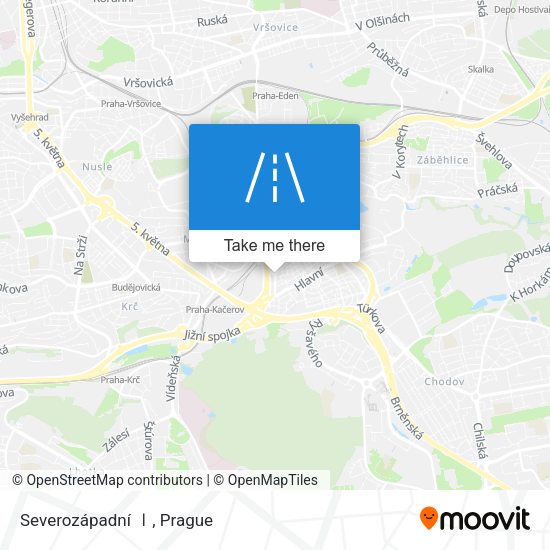 Severozápadní Ⅰ map
