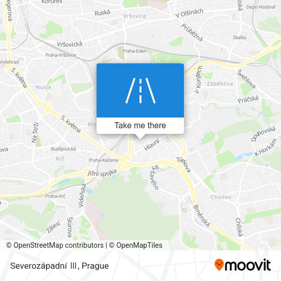 Severozápadní Ⅲ map