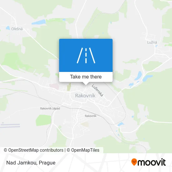 Карта Nad Jamkou