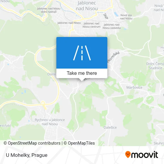 Карта U Mohelky