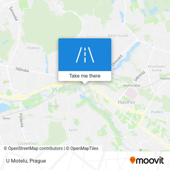 Карта U Motelu