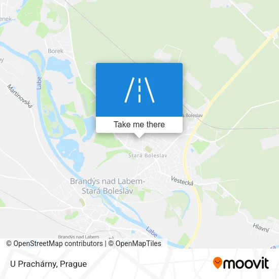 Карта U Prachárny
