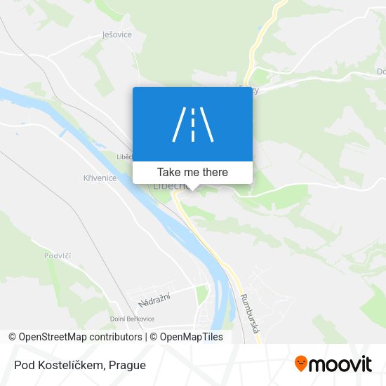 Pod Kostelíčkem map
