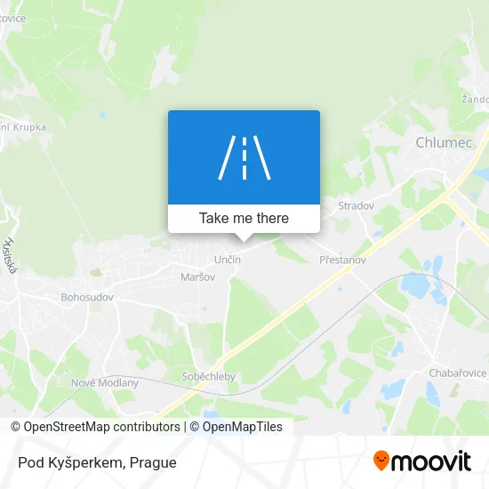 Карта Pod Kyšperkem