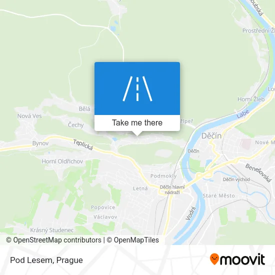 Карта Pod Lesem