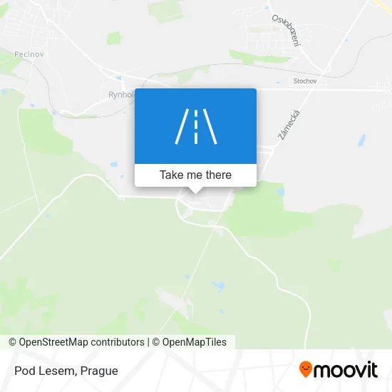 Карта Pod Lesem
