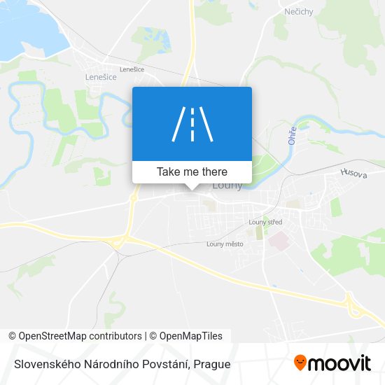 Slovenského Národního Povstání map