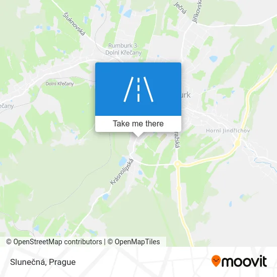 Карта Slunečná