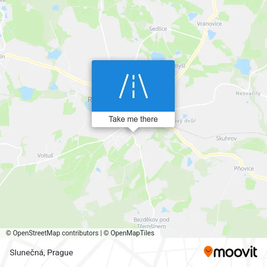 Карта Slunečná