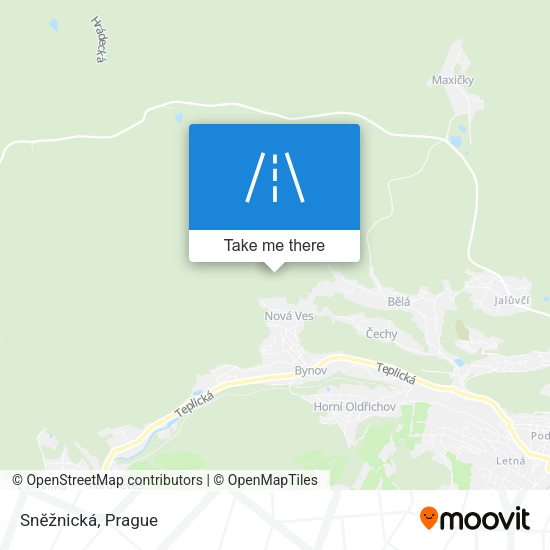Snĕžnická map