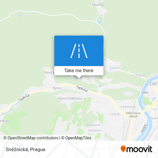 Sněžnická map