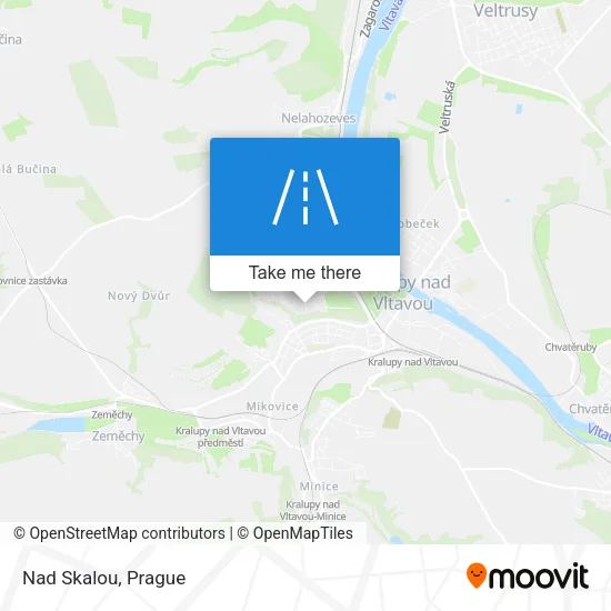 Nad Skalou map