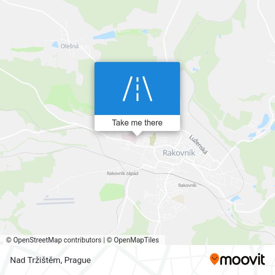Nad Tržištěm map
