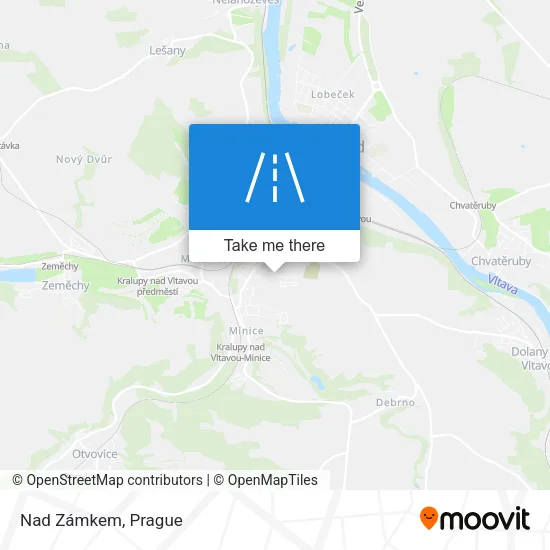 Карта Nad Zámkem