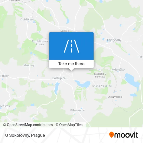 Карта U Sokolovny