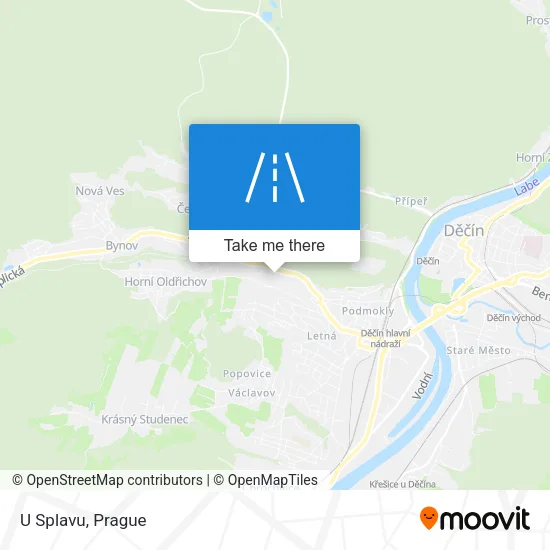 Карта U Splavu