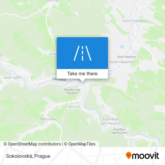 Карта Sokolovská