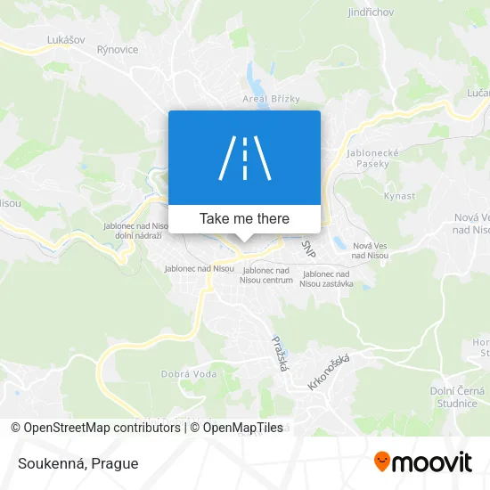 Карта Soukenná