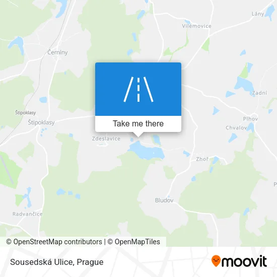 Карта Sousedská Ulice