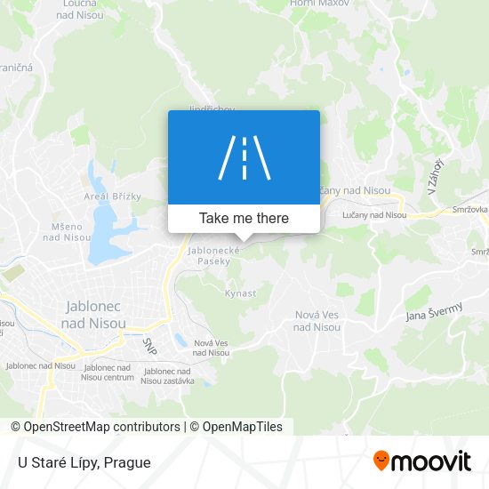 U Staré Lípy map