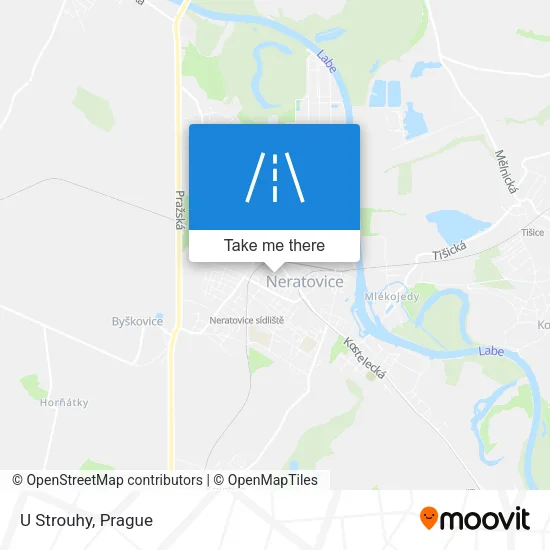 Карта U Strouhy