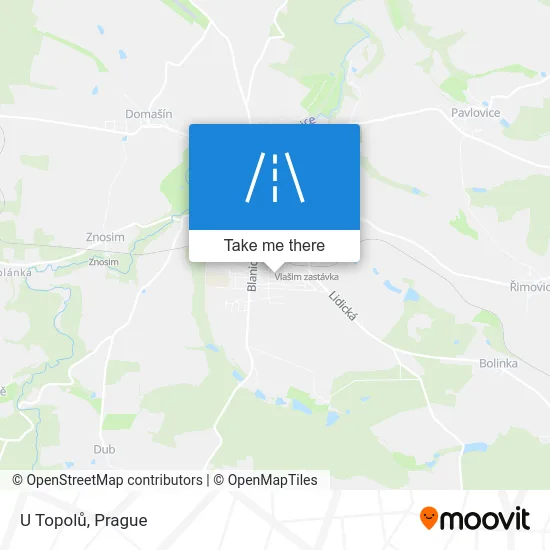 Карта U Topolů