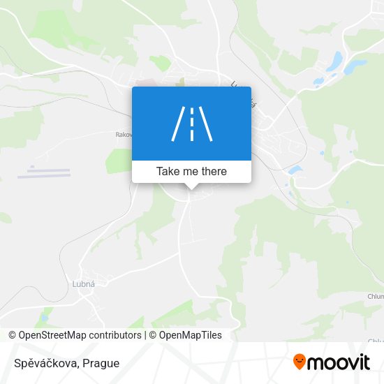 Spěváčkova map