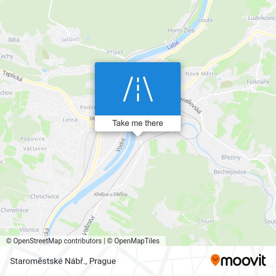 Staroměstské Nábř. map