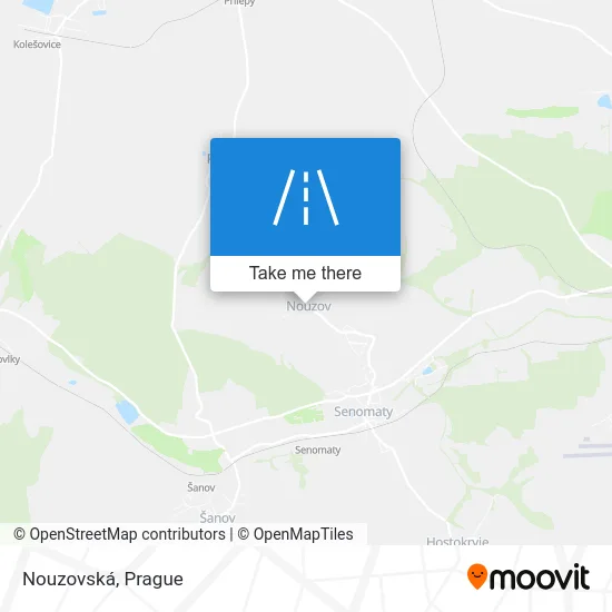 Карта Nouzovská