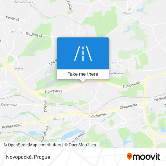 Карта Novopacká