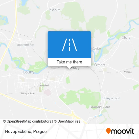Карта Novopackého