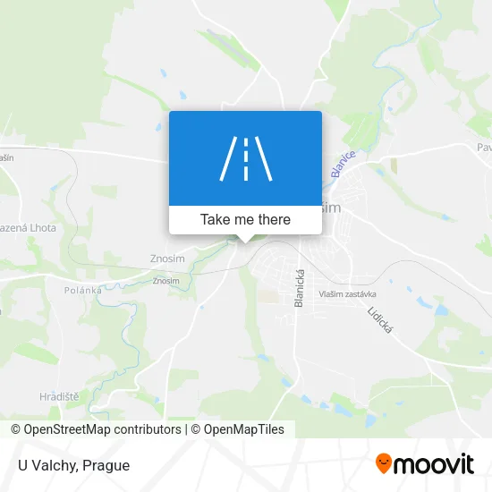 Карта U Valchy