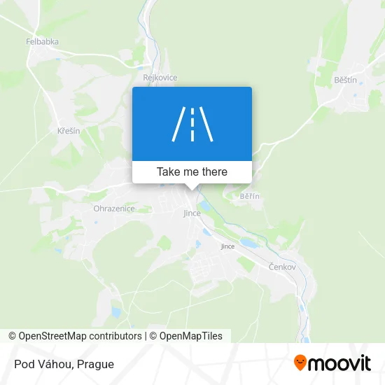 Карта Pod Váhou