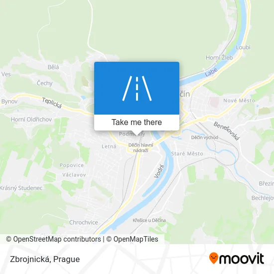 Карта Zbrojnická